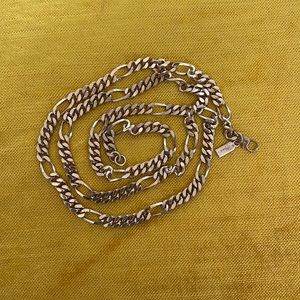 Vintage: Monet gold plated curb link necklace.